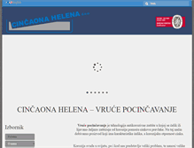 Tablet Screenshot of cincaonahelena.hr